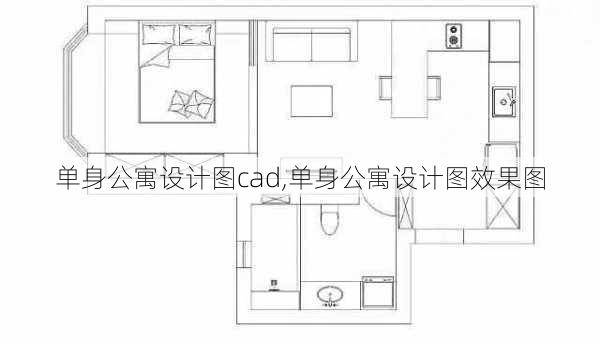 单身公寓设计图cad,单身公寓设计图效果图