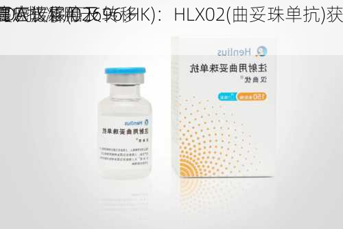 复宏汉霖(02696.HK)：HLX02(曲妥珠单抗)获
FDA批准用于
癌、转移癌及转移
胃癌
